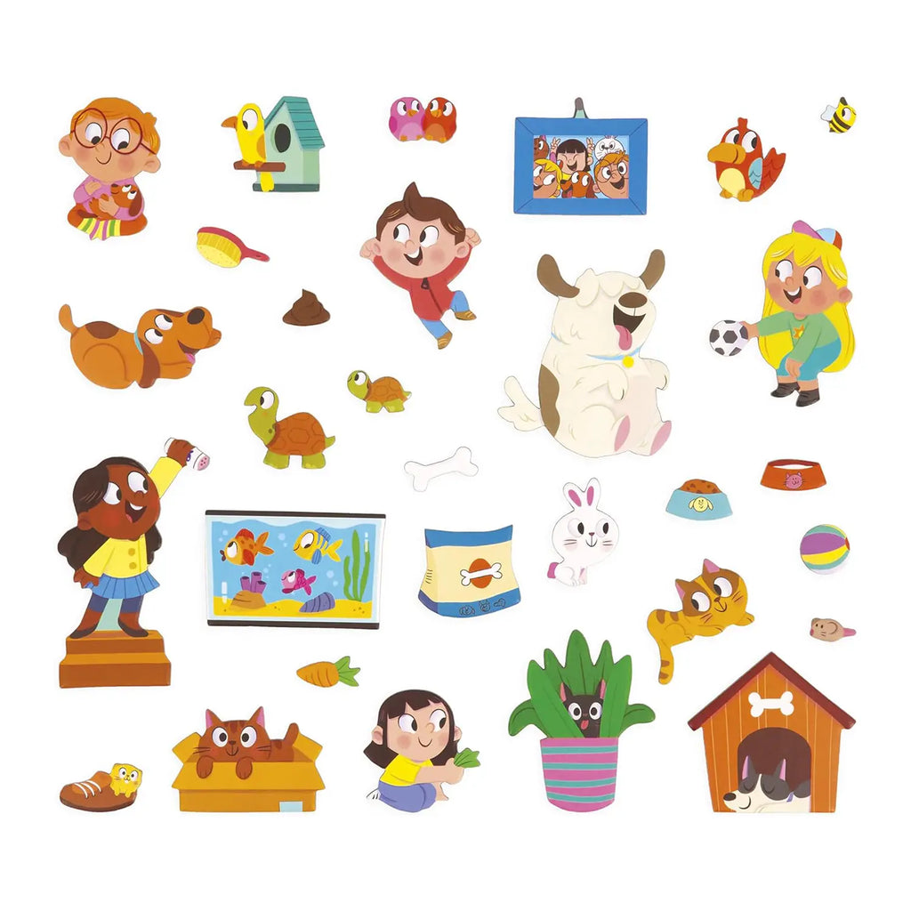 Janod - Magnéti'stories Animali domestici