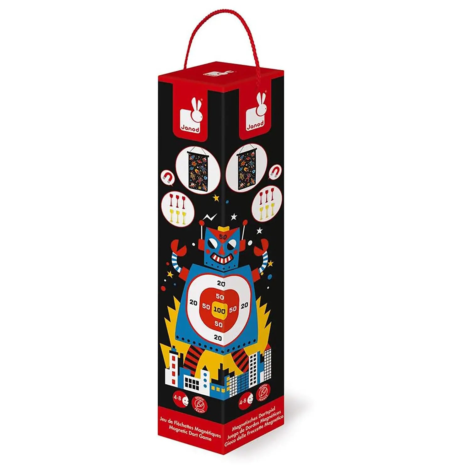 Janod - Gioco Delle Freccette Magneticob Robot