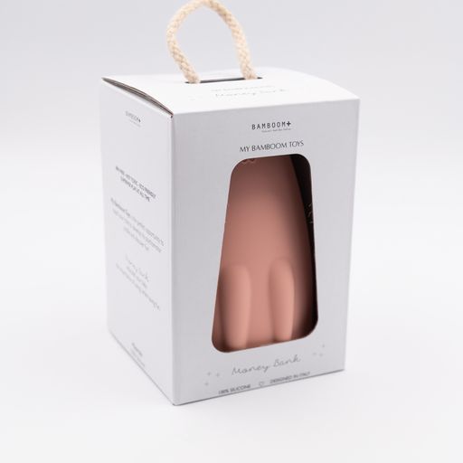 Bamboom- Salvadanaio in silicone rosa