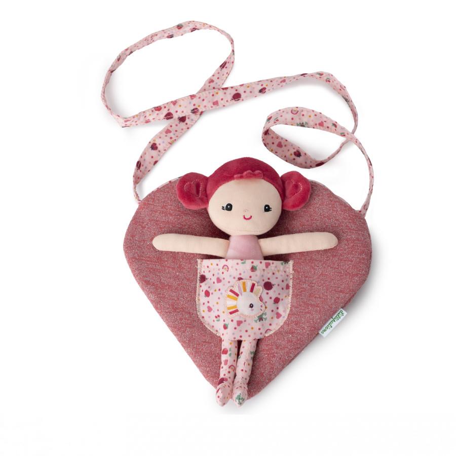 Lilliputiens-BAMBOLA ALINE CON SACCHETTO A FORMA DI CUORE
