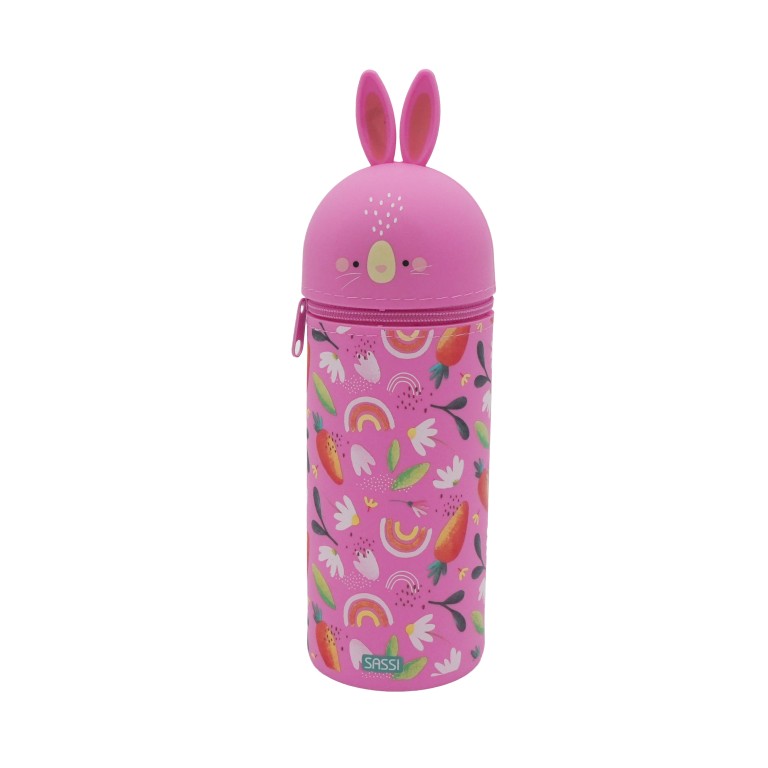 Sassi Editore-Astuccio in silicone -Coniglietta Fluffy