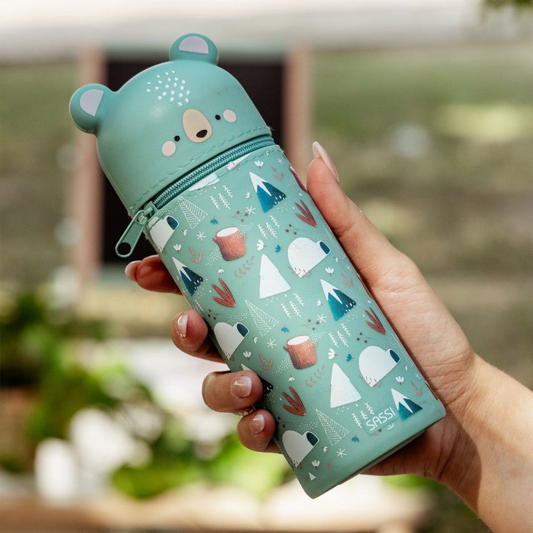 Sassi Editore-Astuccio in silicone - Orso Munchy