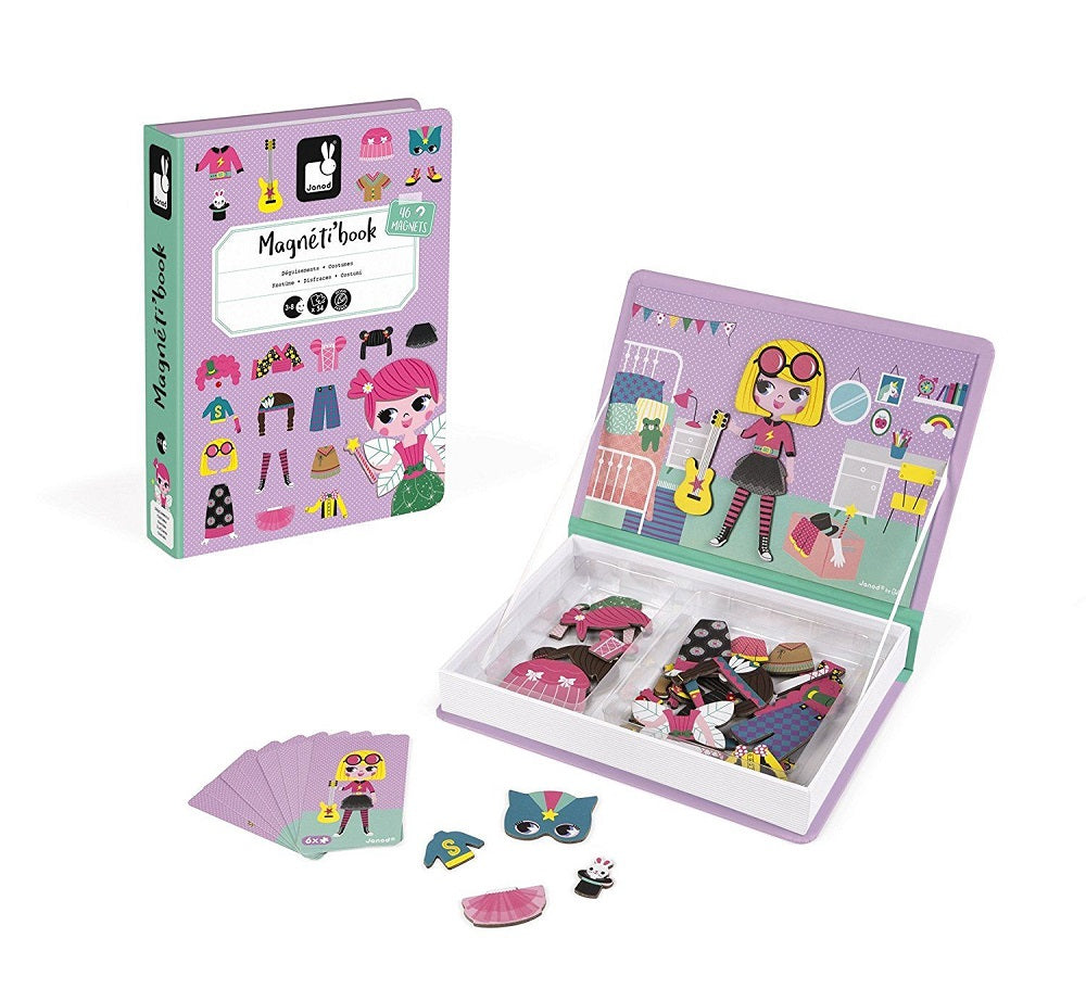 Janod - Magneti Book COSTUMI RAGAZZA