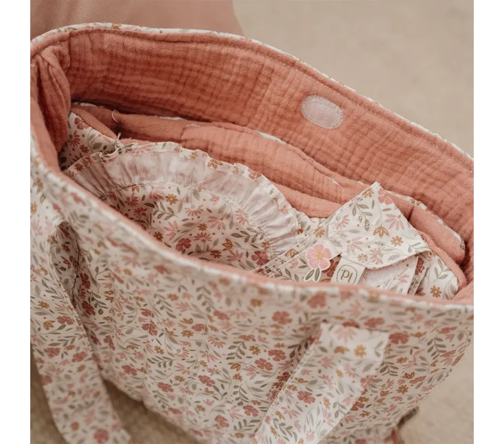 Little Dutch - BORSA CAMBIO NURSERY BAG FLOWERS