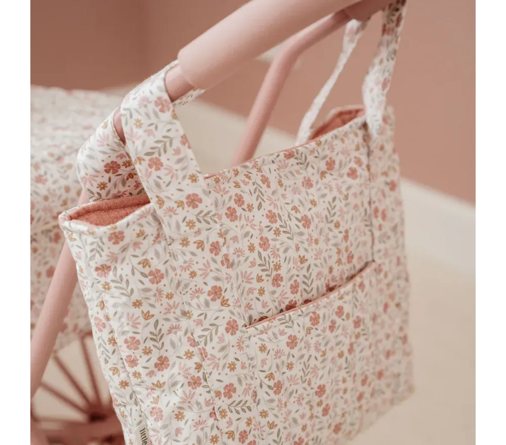 Little Dutch - BORSA CAMBIO NURSERY BAG FLOWERS