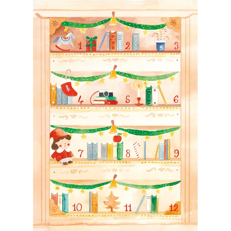 Sassi Yunior Editore -Calendario dell'Avvento. La libreria dell'elfo