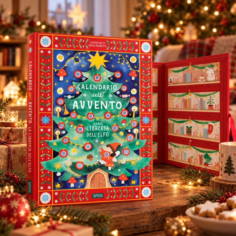 Sassi Yunior Editore -Calendario dell'Avvento. La libreria dell'elfo
