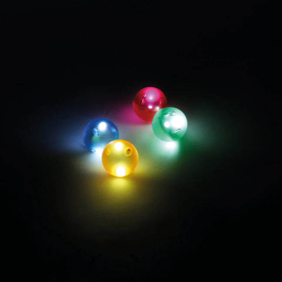 Cleverclixx -Ball Run Dazzling Lights Pack Intense - 100 pezzi-Costruzioni Magnetiche