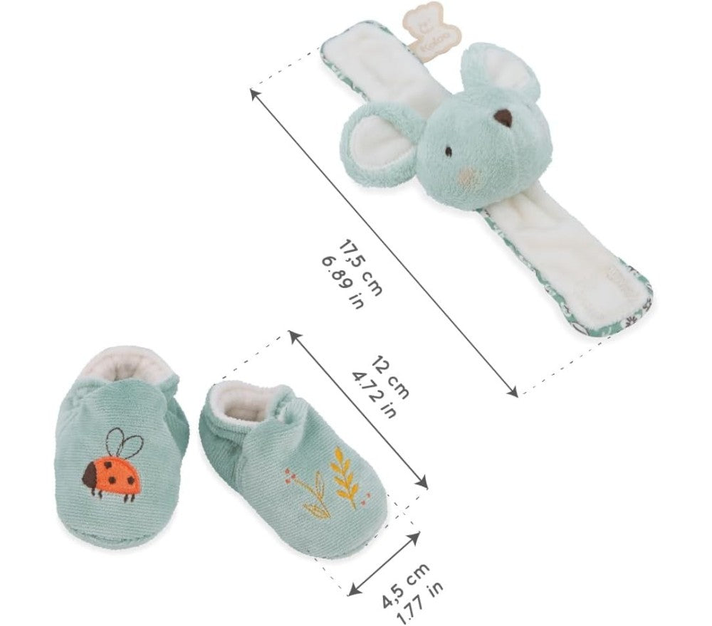 Kaloo - Cofanetto Regalo Nascita Topolino Verde