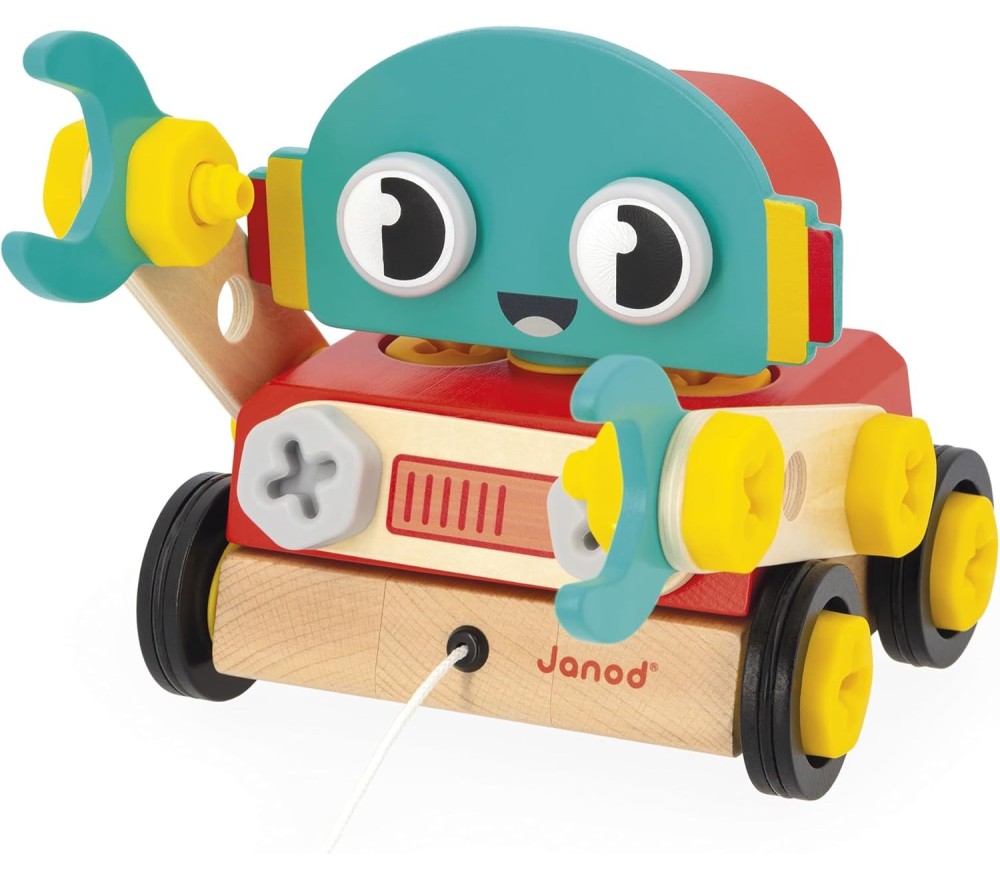 Janod-COSTRUZIONI BRICO KIDS ROBOT
