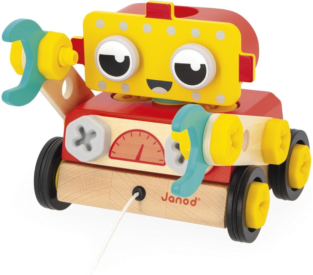 Janod-COSTRUZIONI BRICO KIDS ROBOT