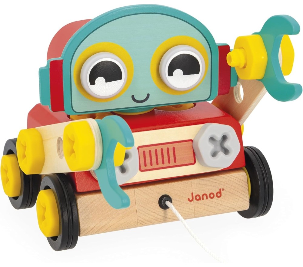 Janod-COSTRUZIONI BRICO KIDS ROBOT