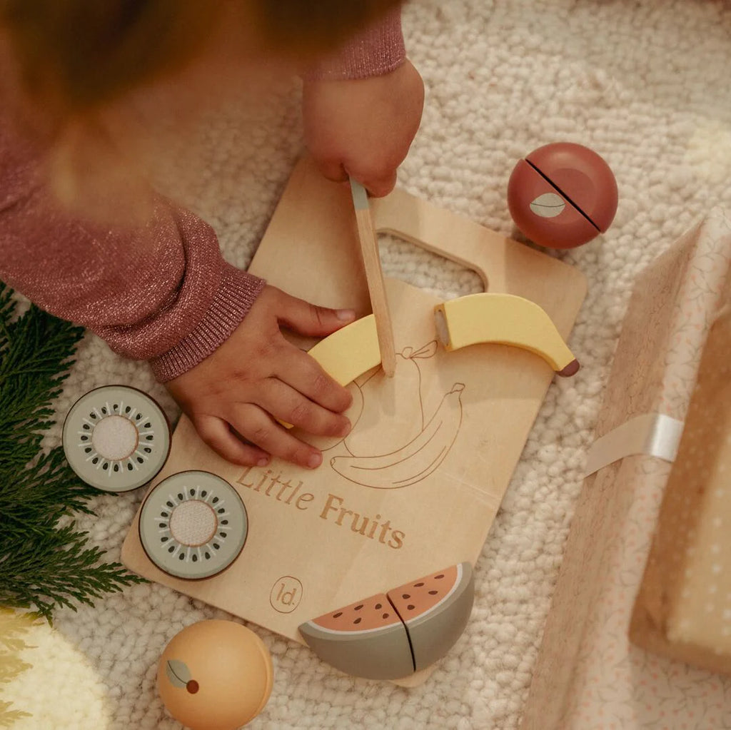 Little Dutch - Frutta da Tagliare in Legno - Multicolor