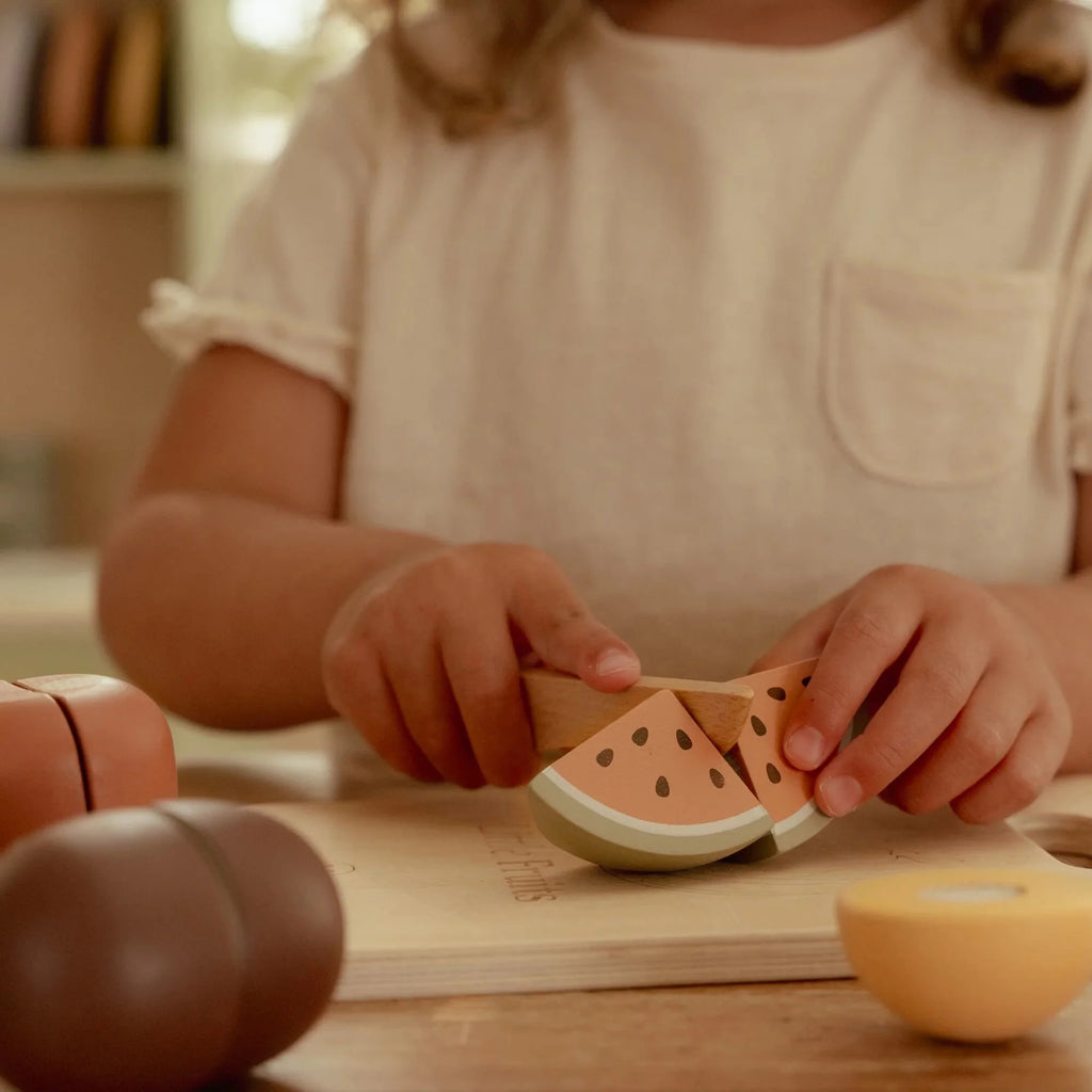 Little Dutch - Frutta da Tagliare in Legno - Multicolor