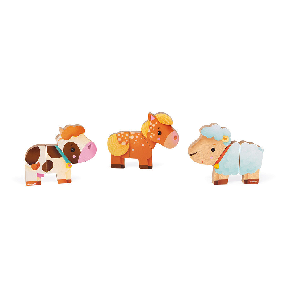 Janod - Funny Magnets - Fattoria
