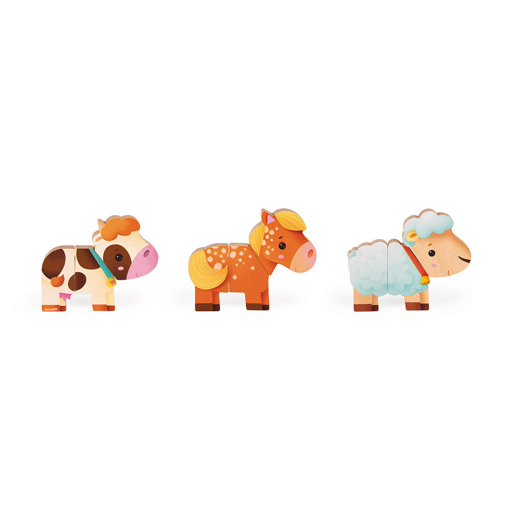 Janod - Funny Magnets - Fattoria