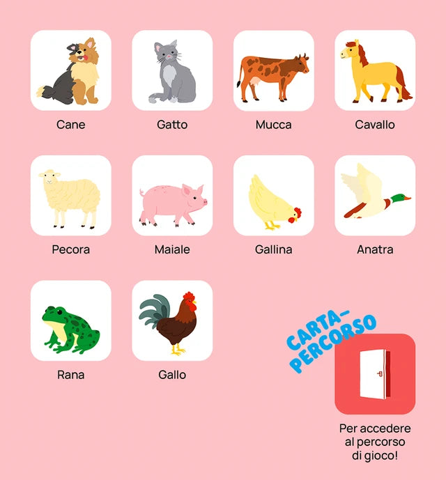Faba - Gioco - Prime scoperte: gli animali