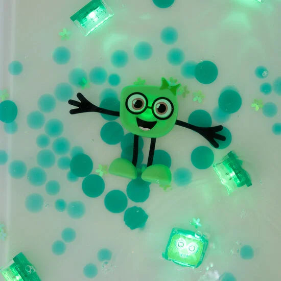 Glo Pals - Set personaggio Pipa - con 2 cubi inclusi -Verde