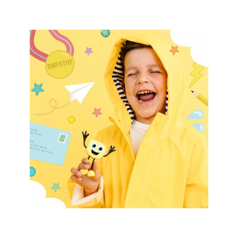 Glo Pals - Set personaggioAlex - con 2 cubi inclusi Giallo