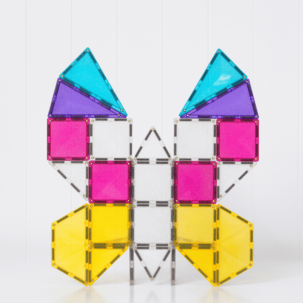 Connetix- Unicorno Glitterato - Tessere Magnetiche