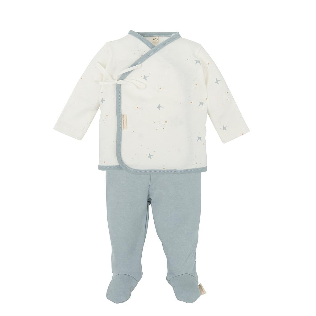 Bimbidreams - Tutina  DUE pezzi in misto bambù e cotone bio Spring
