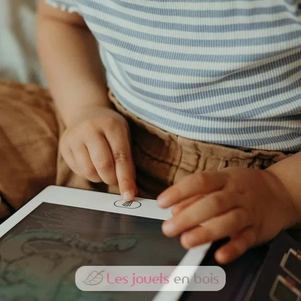 KidyWolf - Mini lavagna Da Disegno - Dinosauri