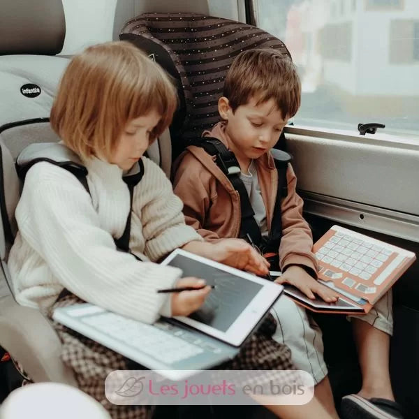 KidyWolf - Mini lavagna Da Disegno - Dinosauri