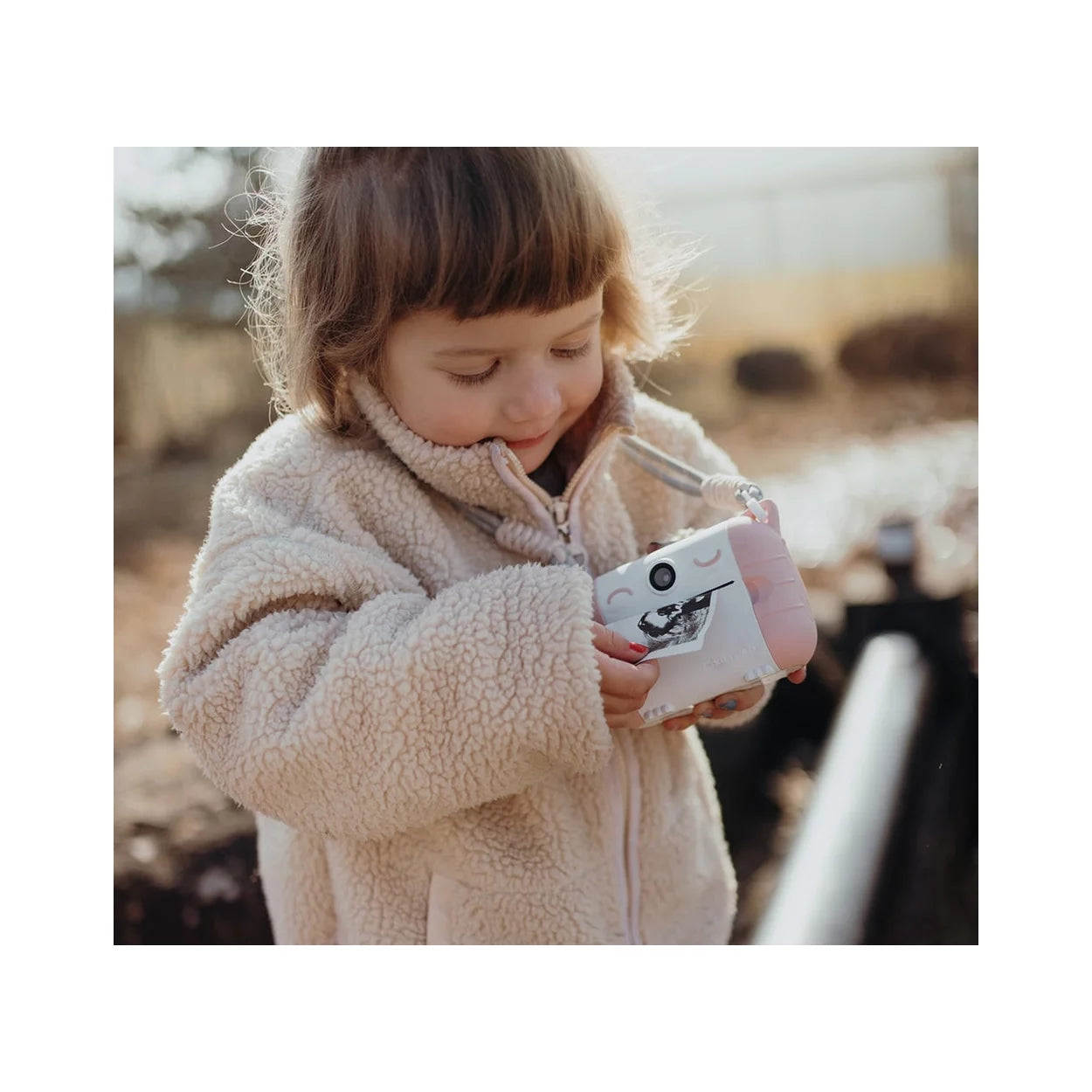 KidyWolf - Fotocamera Digitale con stampa KIDYPRINT - Rosa