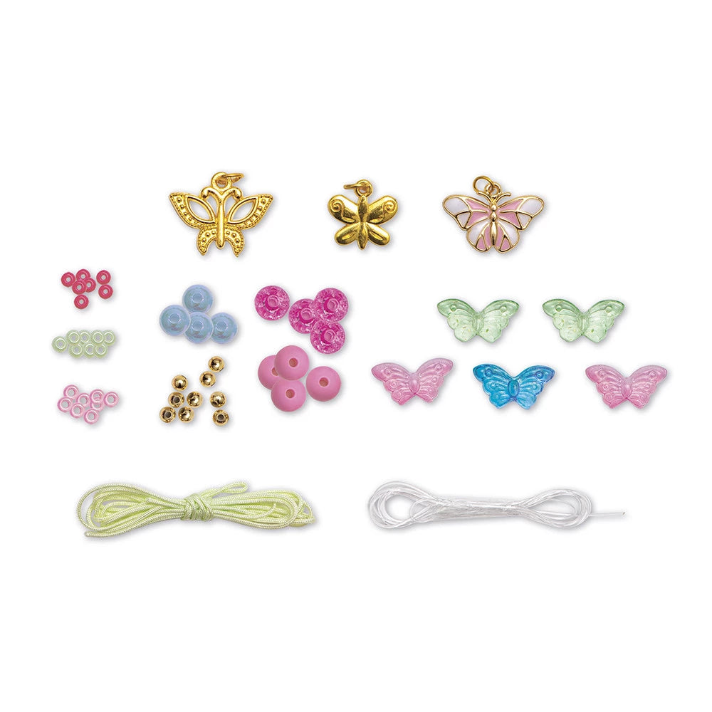 Janod -Kit creativo - 6 Graziosi Gioielli A Forma Di Farfalla Da Realizzare