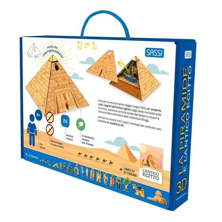 Sassi  Editore - La piramide 3D. L'antico Egitto