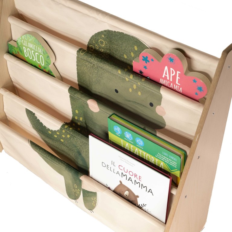 3 sprtuos - Libreria Montessoriana Da Pavimento -Dinosauro Cracky