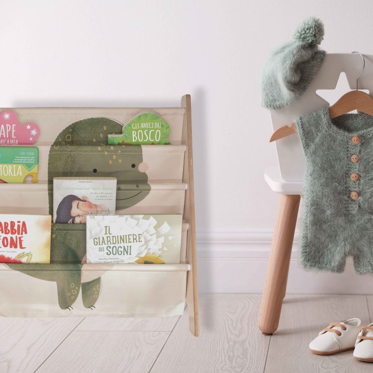 3 sprtuos - Libreria Montessoriana Da Pavimento -Dinosauro Cracky