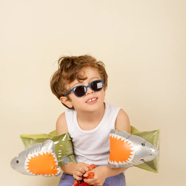KI ET LA-Occhiali da sole per bambini Wazz Blue Denim