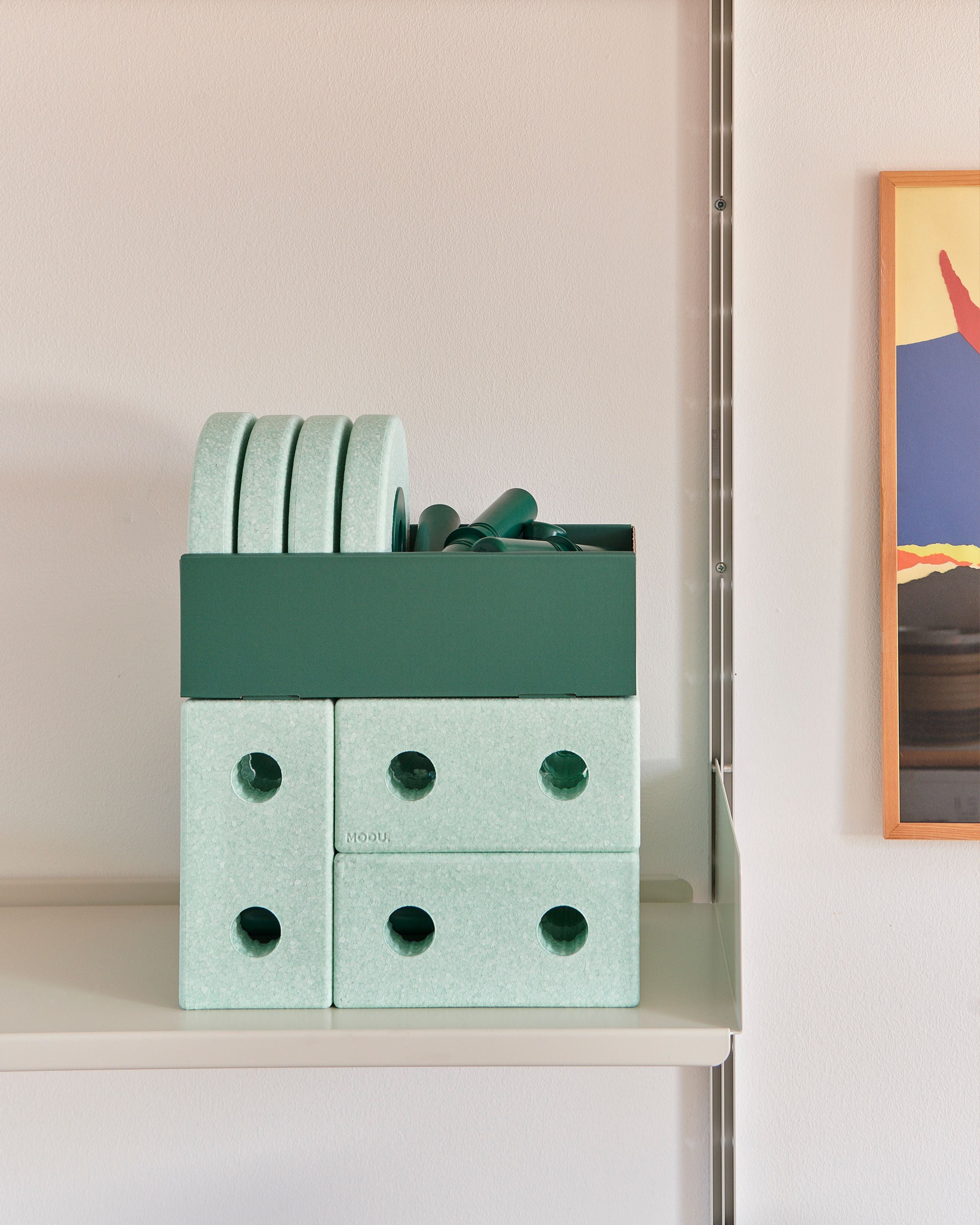 MODU-3-In-! Baby Walker-Verde Menta