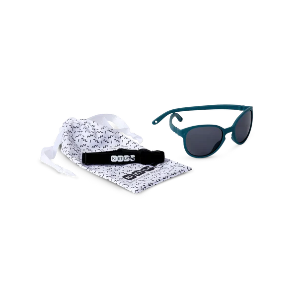 KI ET LA-Occhiali da sole per bambini Wazz Peacock Green