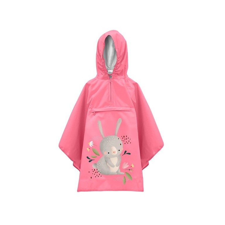 Poncho Impermeabile Per Bambini - Coniglietta Fluffy