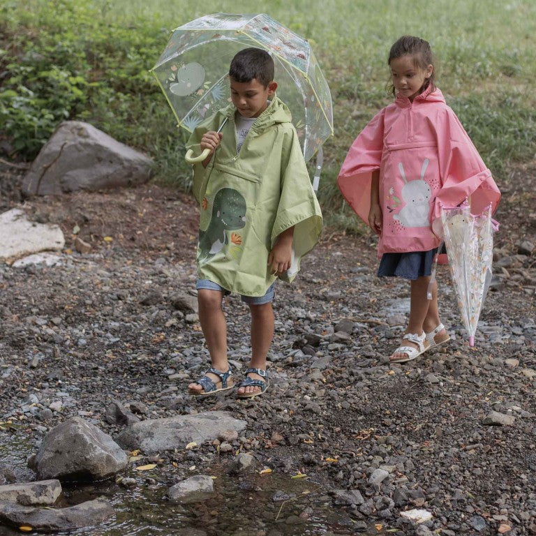Poncho Impermeabile Per Bambini - Coniglietta Fluffy
