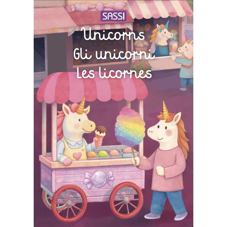 Sassi  Editore -Puzzle Day & Night. Gli unicorni
