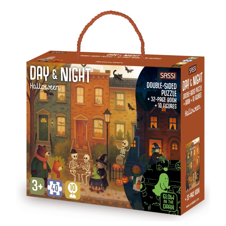 Sassi  Editore -Puzzle Day & Night. Halloween