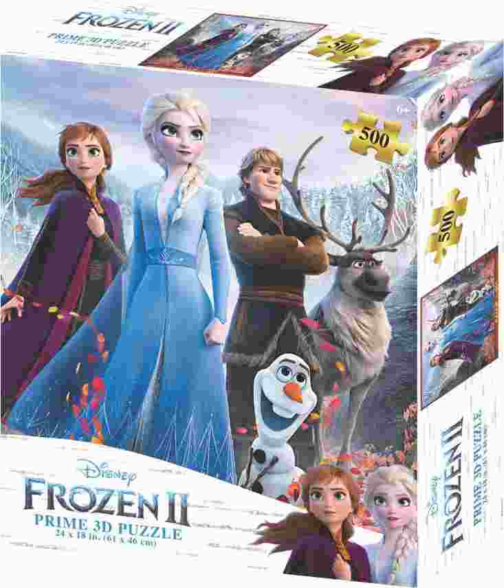 Prime3D-Puzzle 3D 500 Pezzi-Frozen II