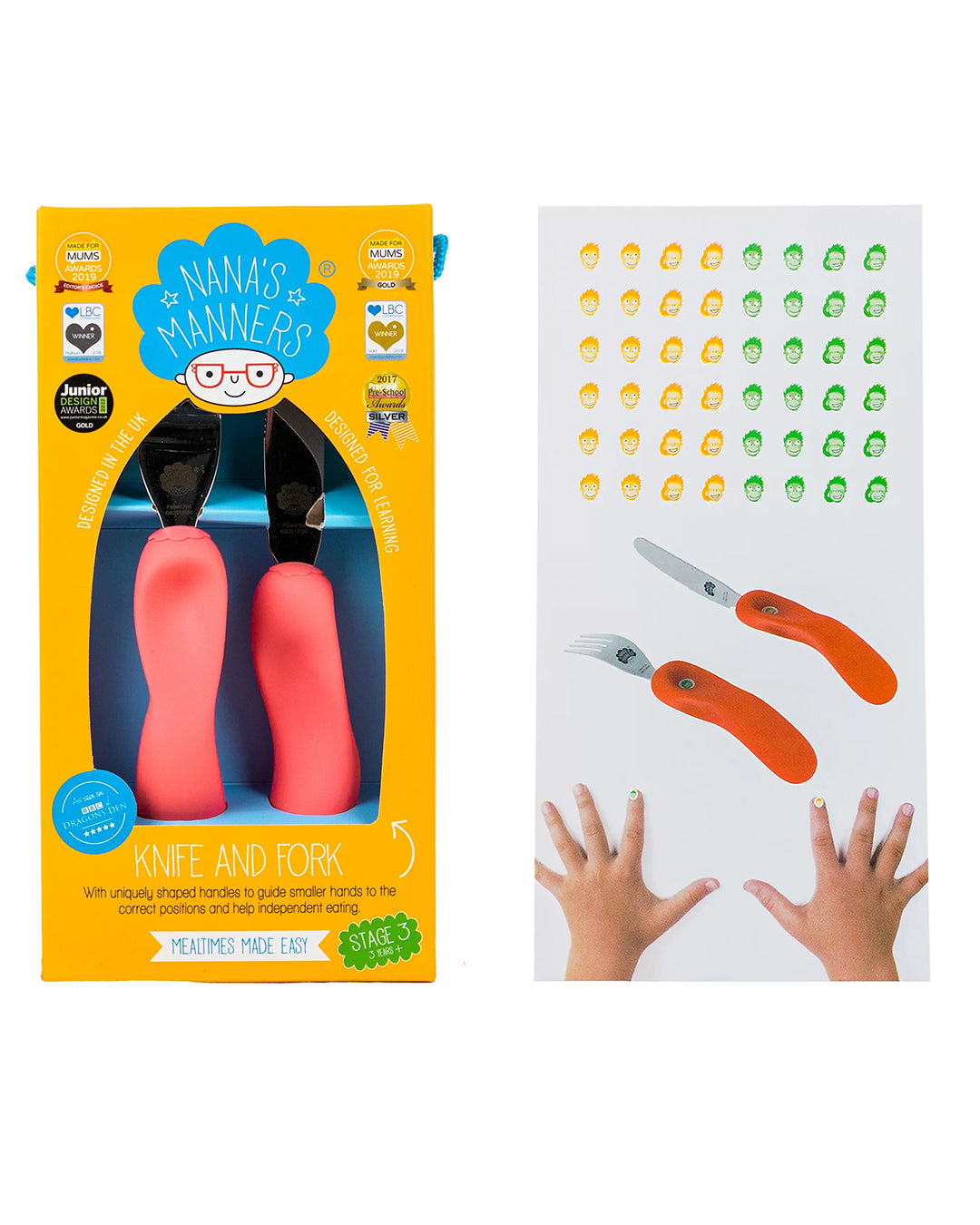 Nana's manners - Posate Ergonomiche +3 anni