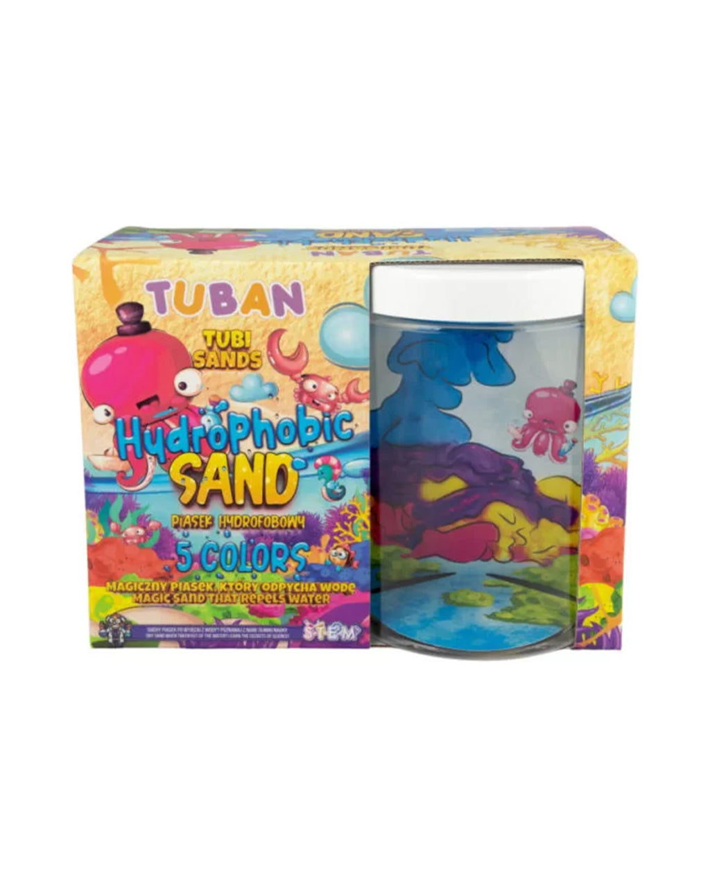 Tuban - SET SABBIA IDROFOBICA – 5 COLORI CON ACQUARIO