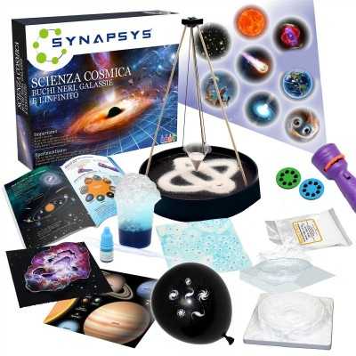 Synapsys-SCIENZA COSMICA kit scientifico,esperimenti ASTRONOMIA