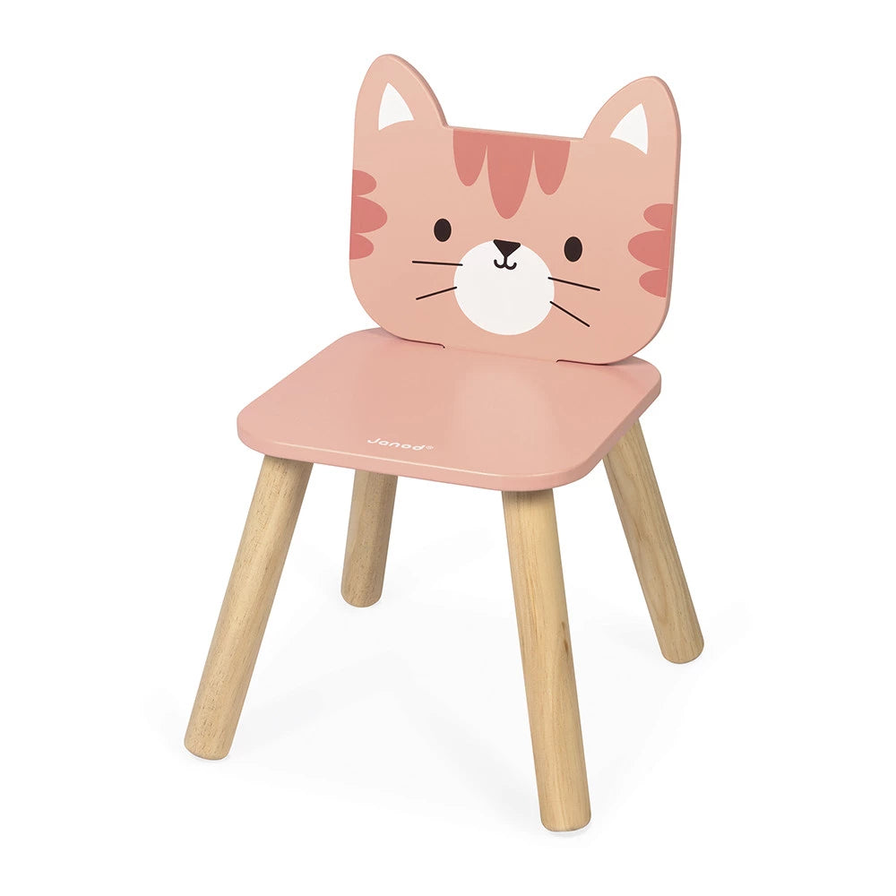 Janod - Tavolo +Sedia a forma di gatto