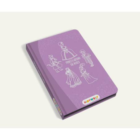 KidyWolf - Mini lavagna Da Disegno - Principesse