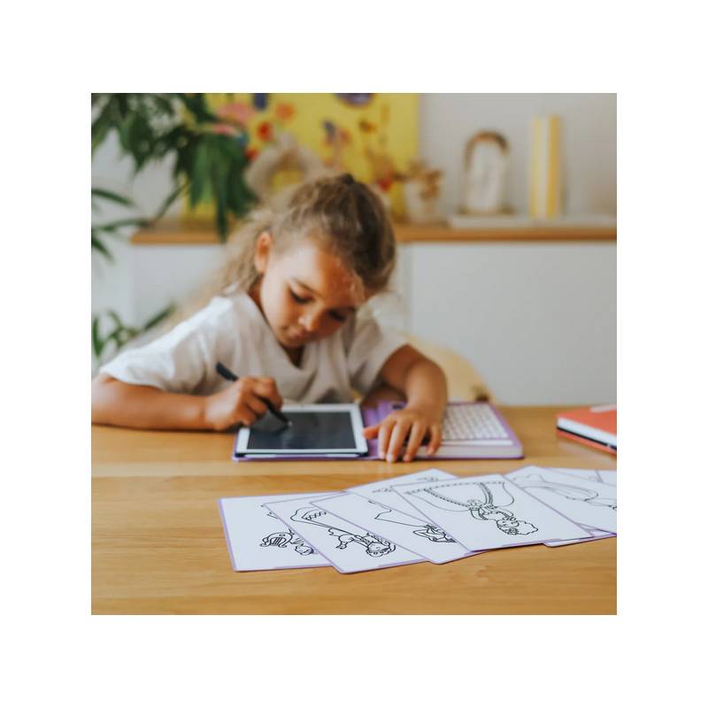 KidyWolf - Mini lavagna Da Disegno - Principesse