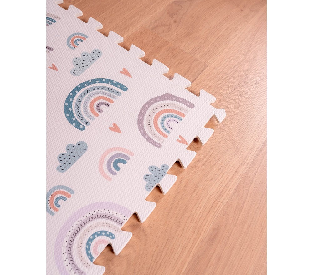 Family Nation-Tappeto Gioco Puzzle Montessori -Arcobaleni