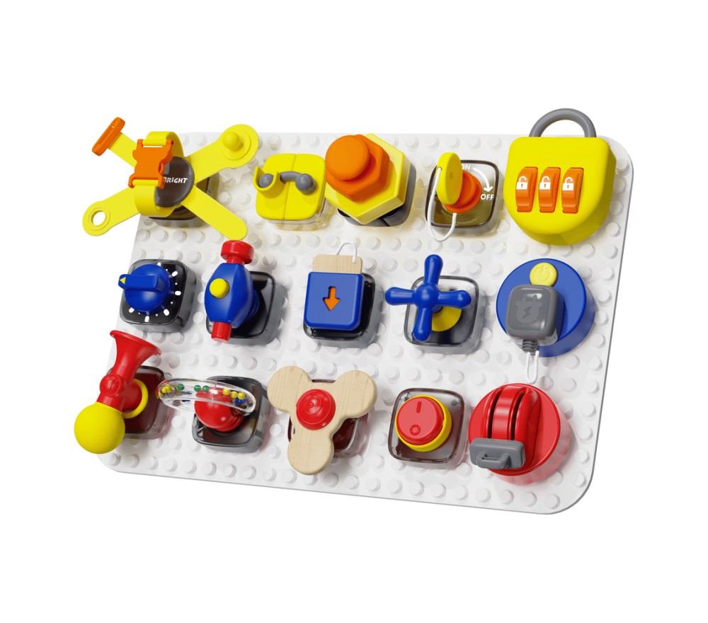 Top Bright-TAVOLETTA EDUCATIVA BUSY BOARD COMPONIBILE