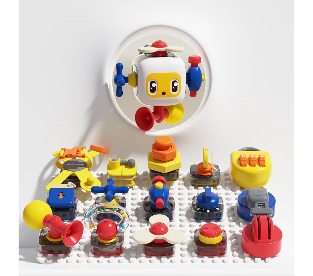 Top Bright-TAVOLETTA EDUCATIVA BUSY BOARD COMPONIBILE