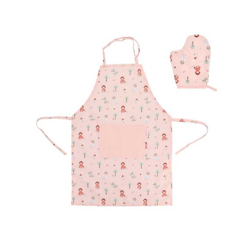 TUTETE-Set Guanto e GrembiuleLittle Red-Personalizzabile